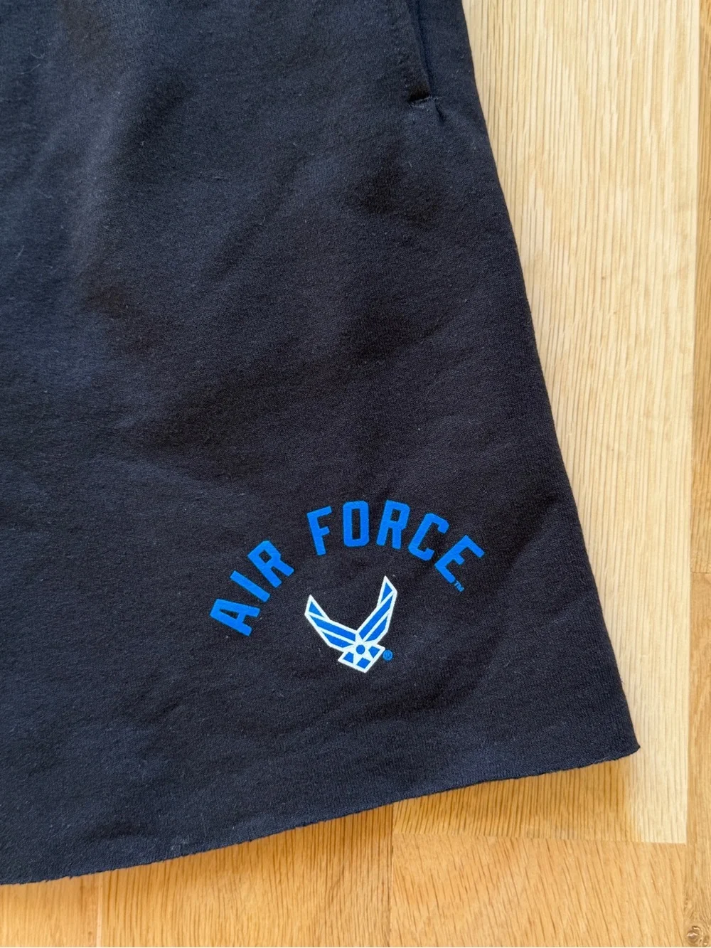 NWT Air Force Champion Black Sweat Shorts - Size M